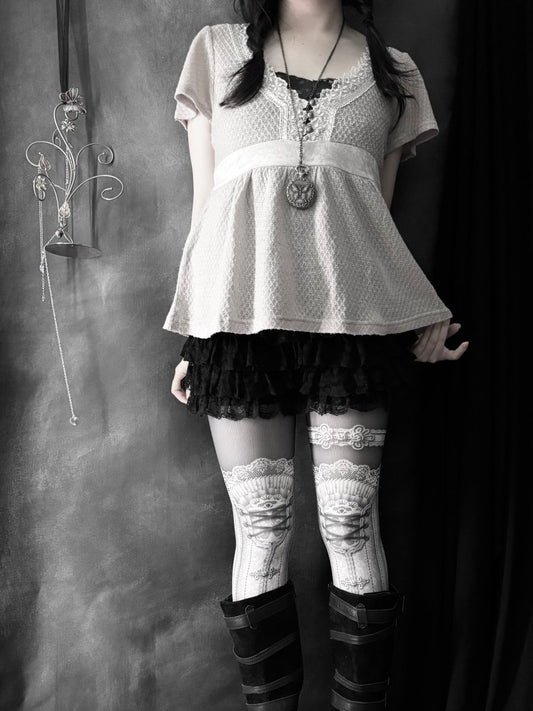 Dusky Knit Blouse - MIDNIGHT FAE