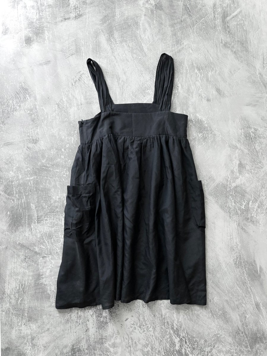 Dusty Silk Dress - MIDNIGHT FAE