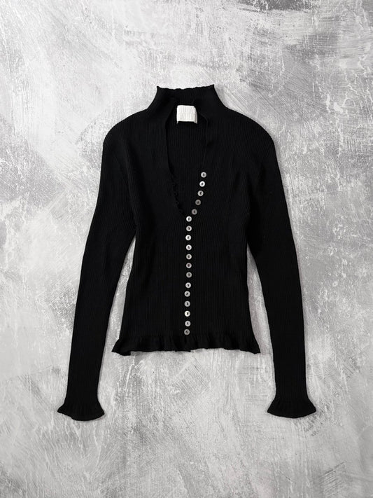 Eclipse Button Up Top - MIDNIGHT FAE