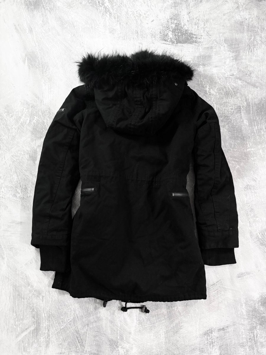 Egoist Metal Clasp Coat - MIDNIGHT FAE