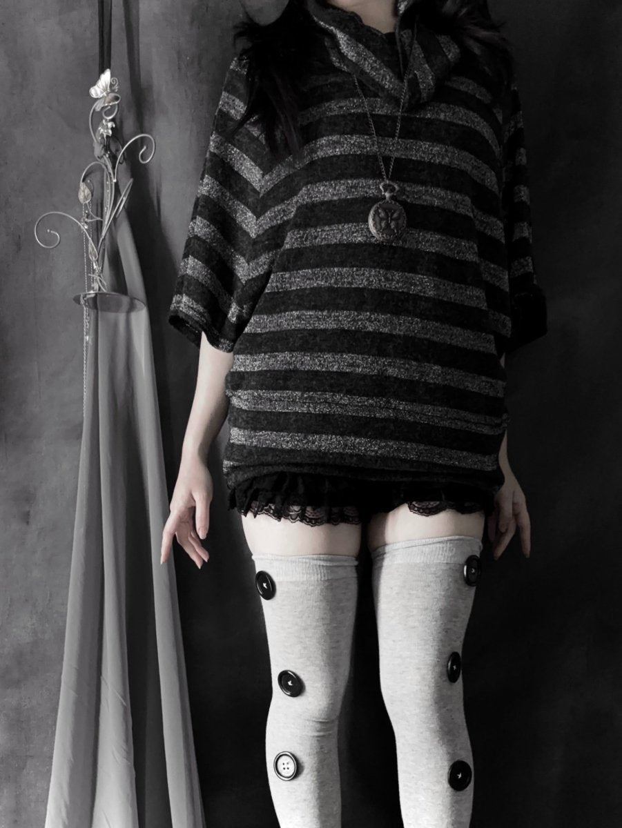 Elysian Slouchy Knit - MIDNIGHT FAE