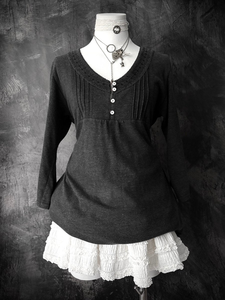 Enraciné Babydoll Tunic - MIDNIGHT FAE