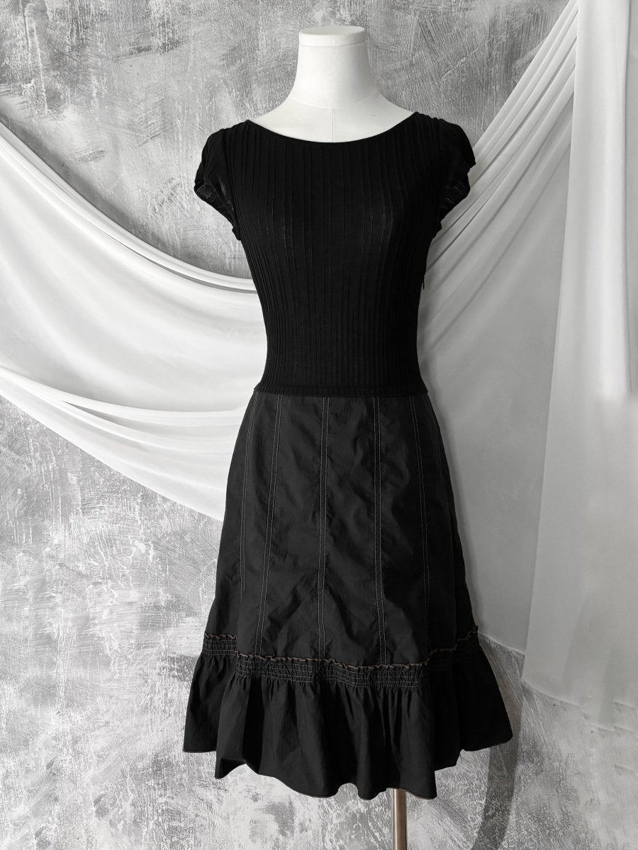Enrecre Knit Dress - MIDNIGHT FAE