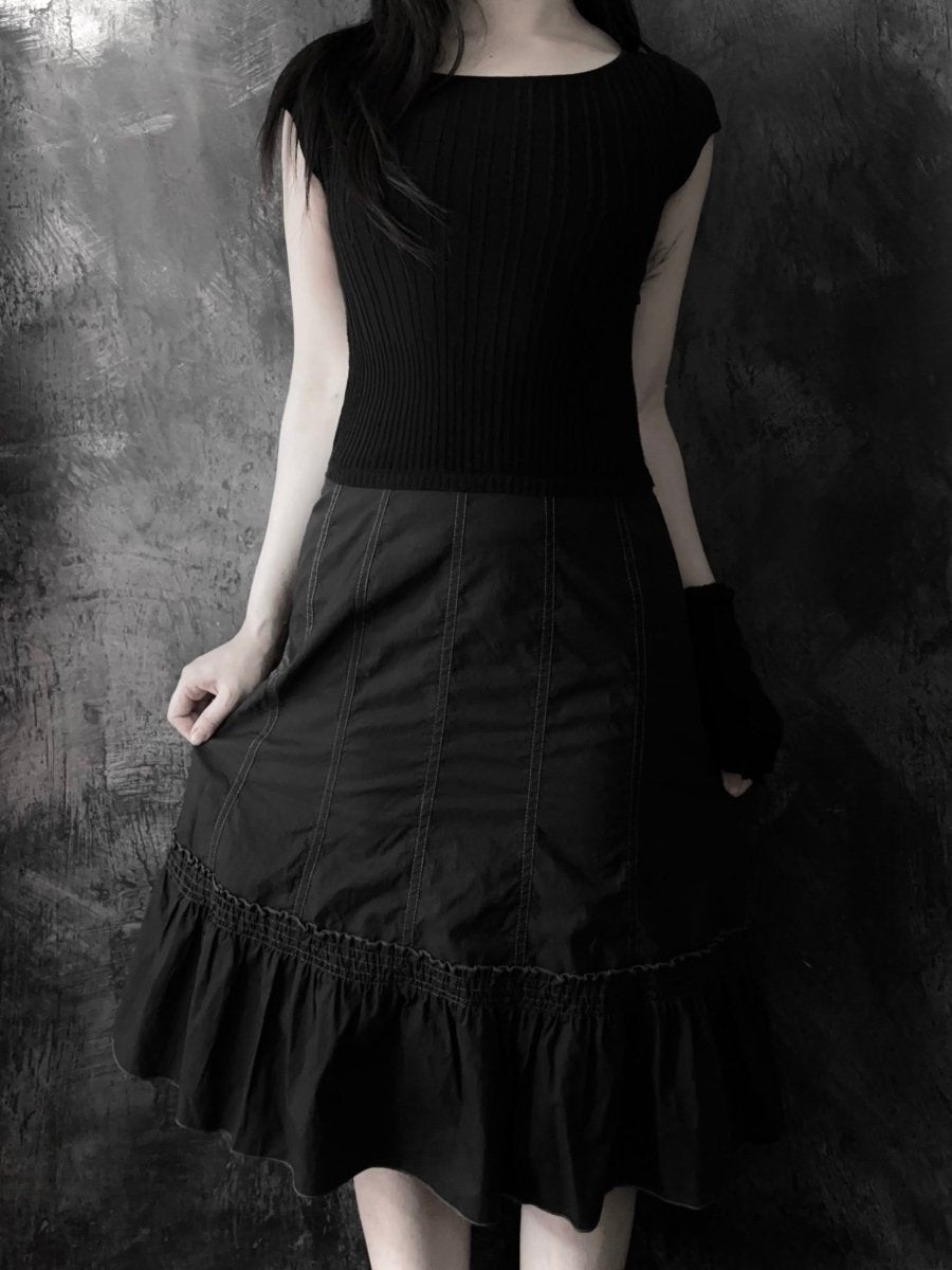 Enrecre Knit Dress - MIDNIGHT FAE