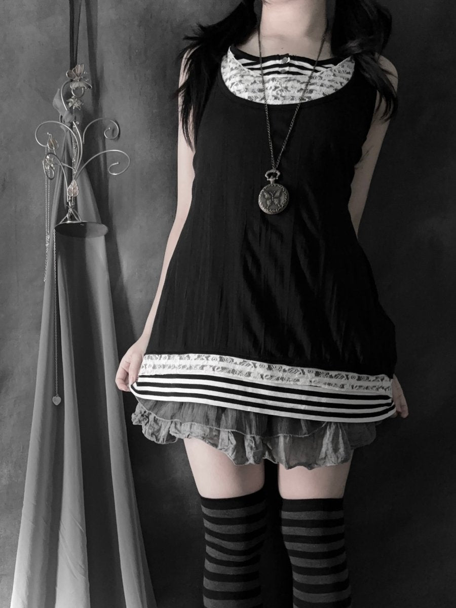 Epàtant Layered Tunic - MIDNIGHT FAE