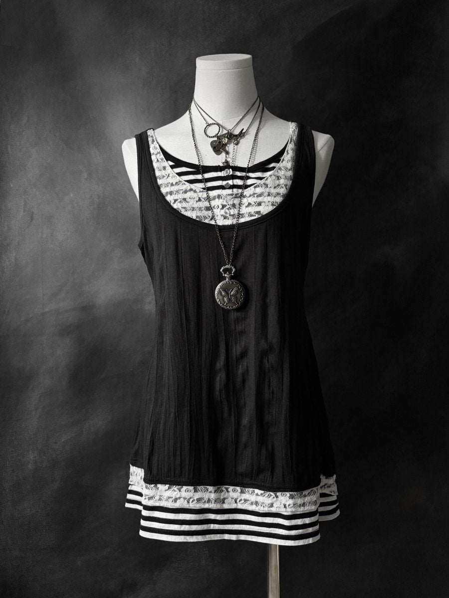 Epàtant Layered Tunic - MIDNIGHT FAE