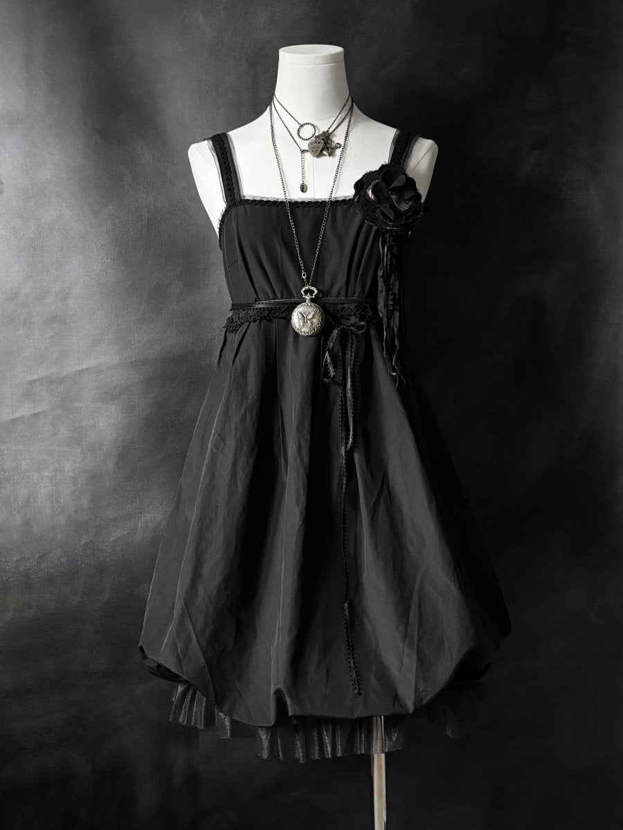 Ephemera Babydoll Dress - MIDNIGHT FAE