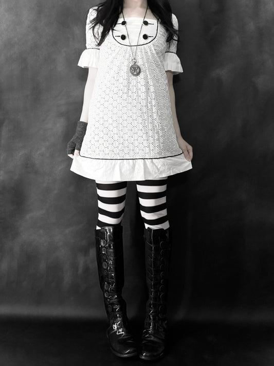 Epistle Babydoll Dress - MIDNIGHT FAE