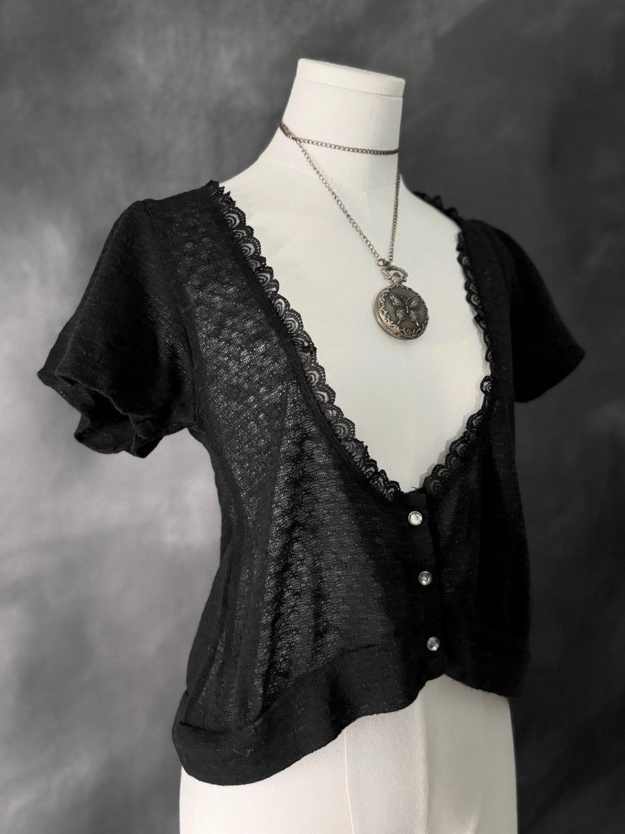 Estacot Knit Vest - MIDNIGHT FAE