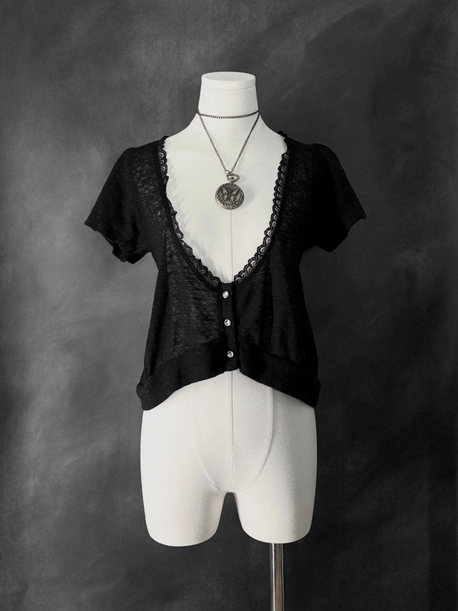 Estacot Knit Vest - MIDNIGHT FAE