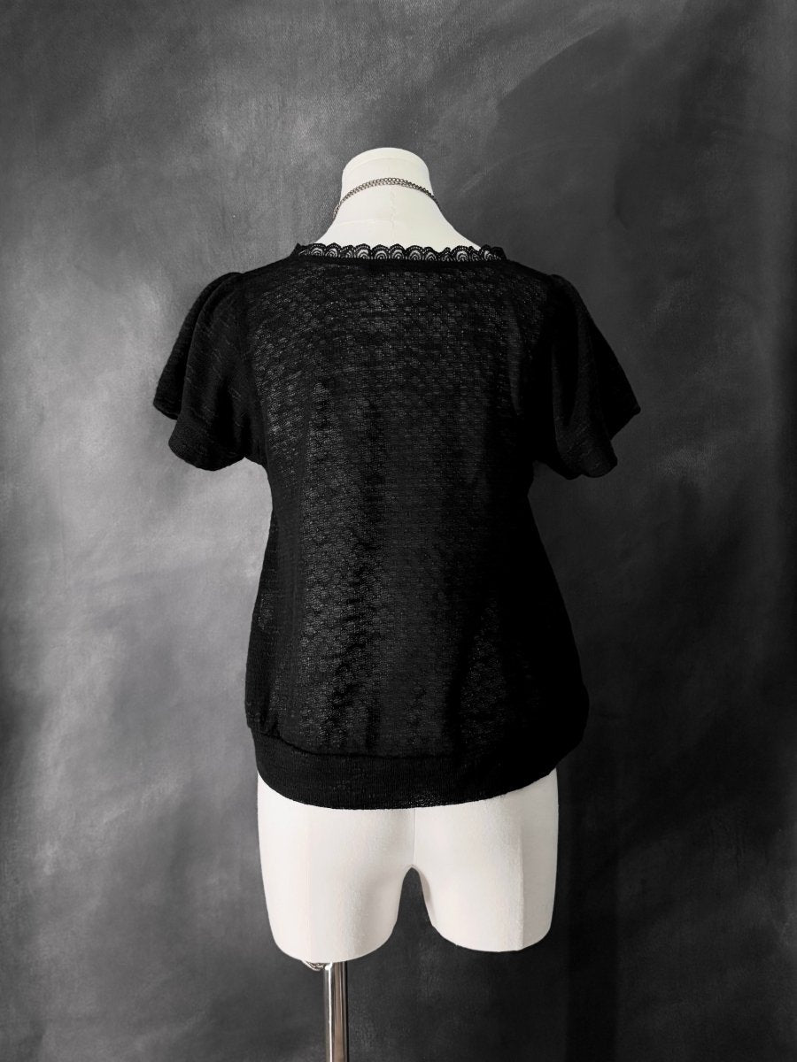 Estacot Knit Vest - MIDNIGHT FAE
