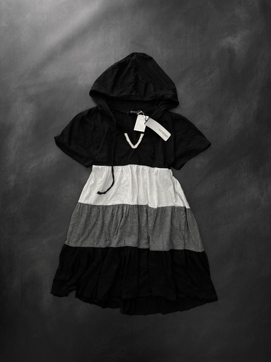 Estacot Striped Dress (BNWT) - MIDNIGHT FAE