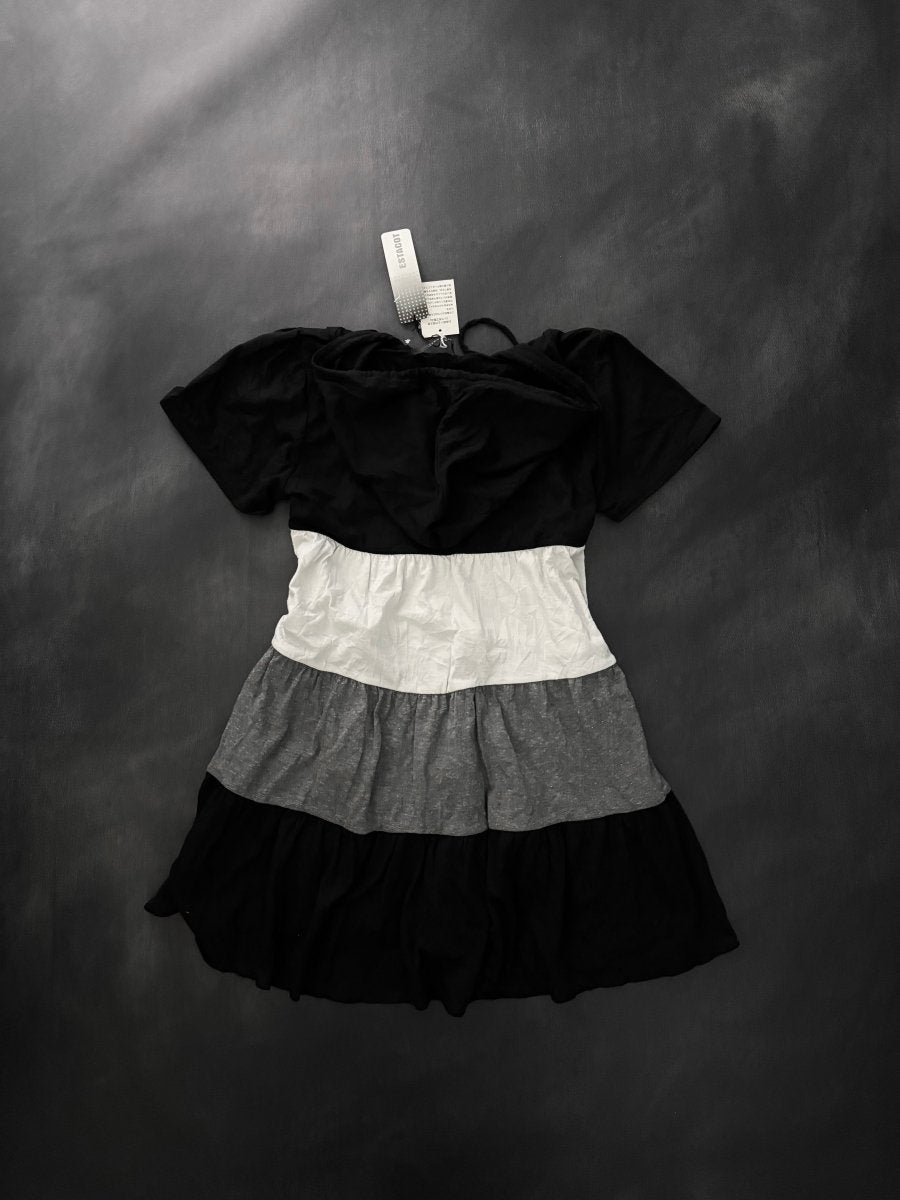 Estacot Striped Dress (BNWT) - MIDNIGHT FAE