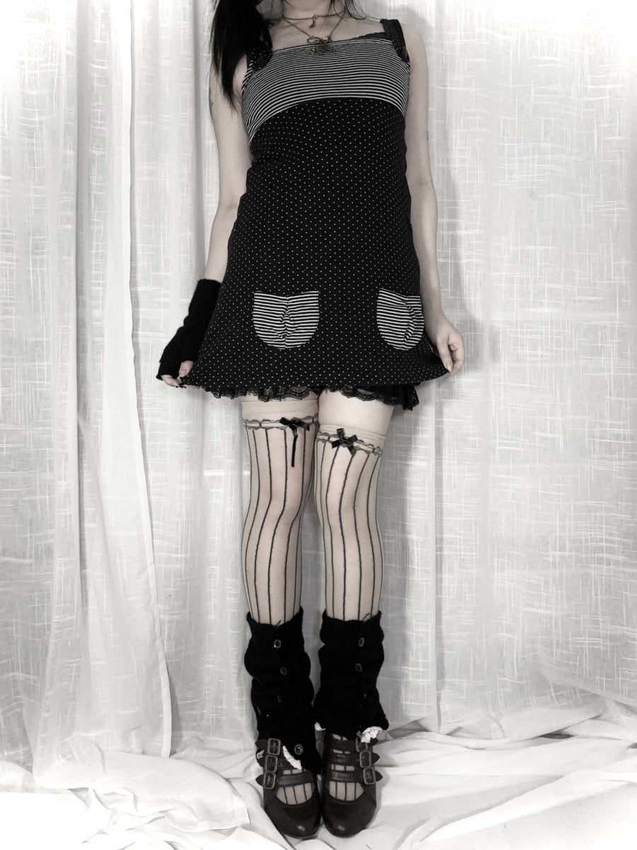 Evie Polkadot Tunic - MIDNIGHT FAE