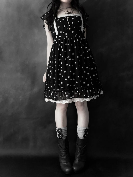 Fantasia Babydoll Dress - MIDNIGHT FAE
