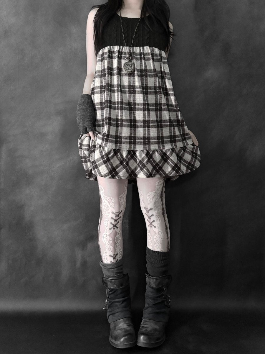 Fern Plaid Tunic - MIDNIGHT FAE