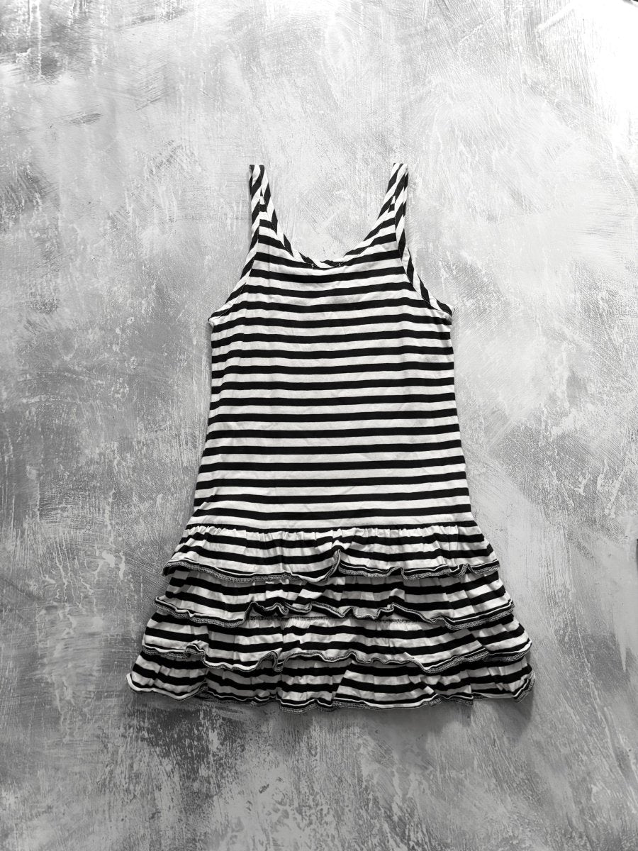 Feroux Striped Dress - MIDNIGHT FAE