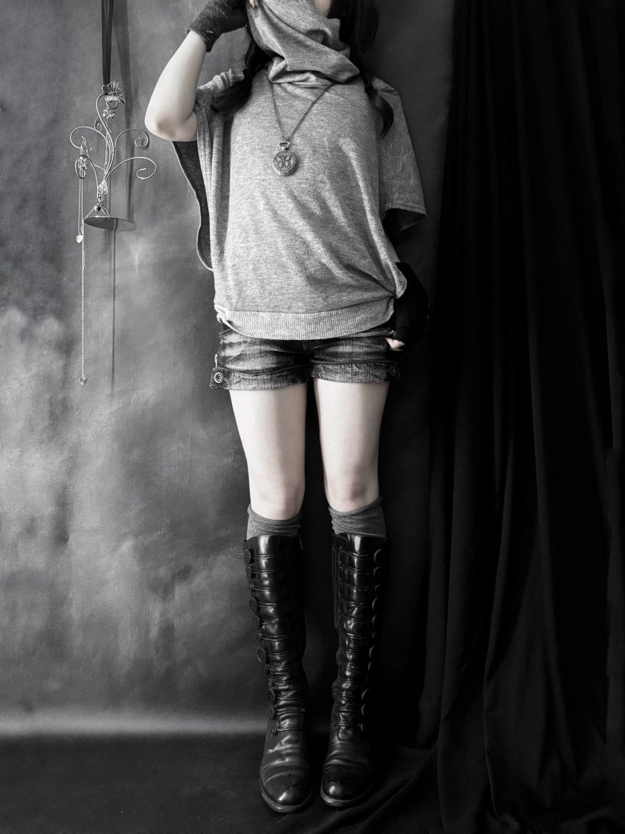 Fireside Slouchy Top - MIDNIGHT FAE