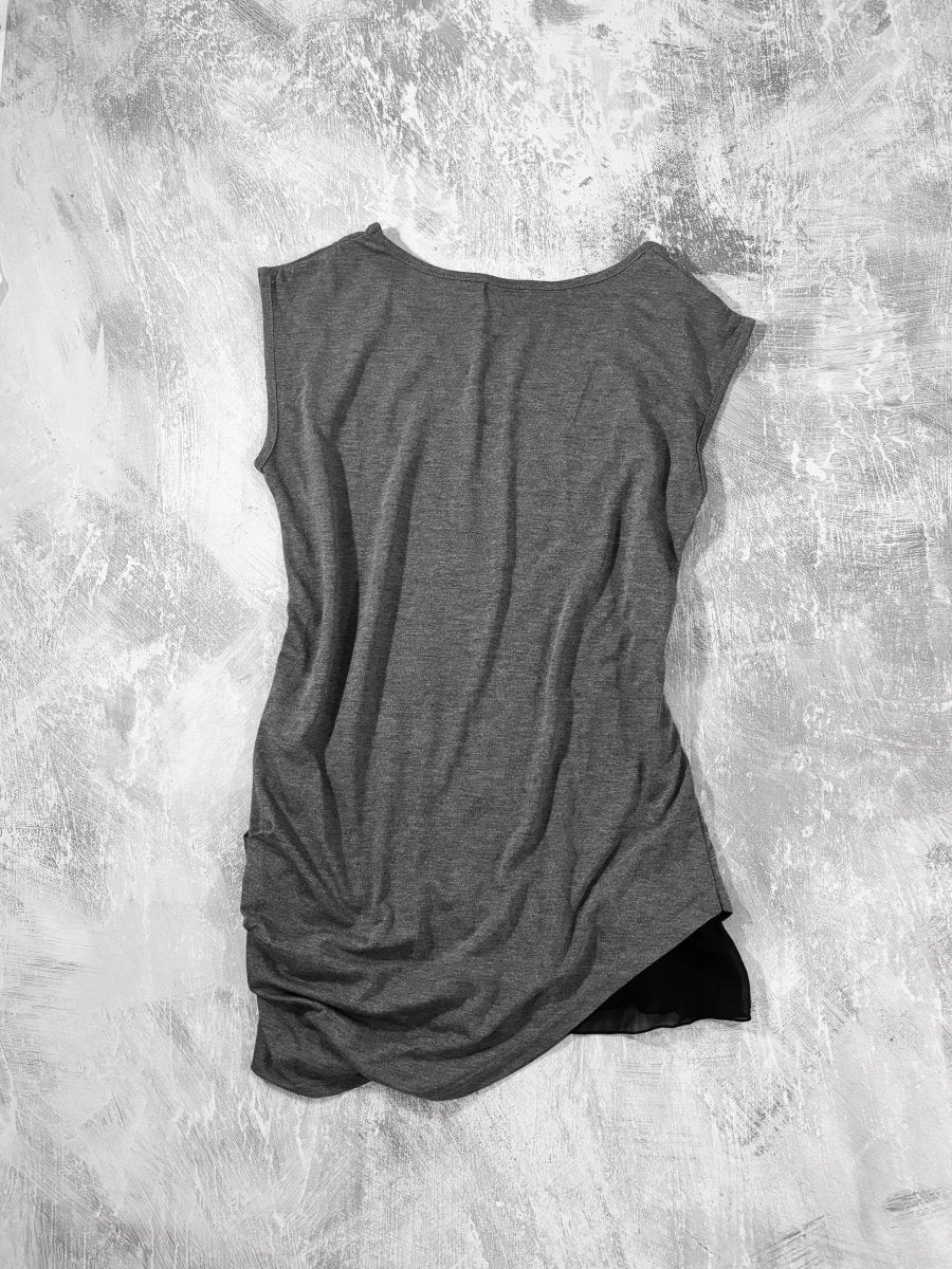 Flag Print T-Shirt - MIDNIGHT FAE