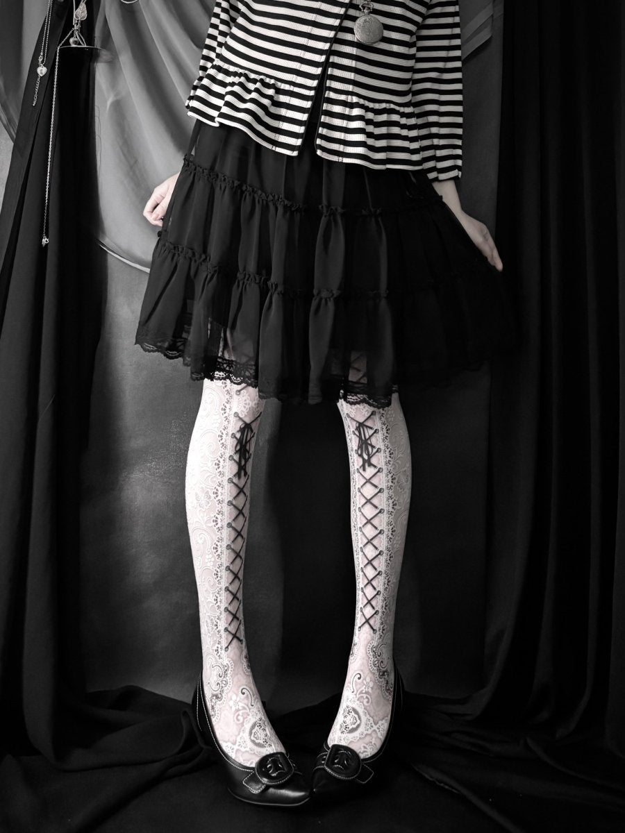 Fleur Ruffle Skirt - MIDNIGHT FAE