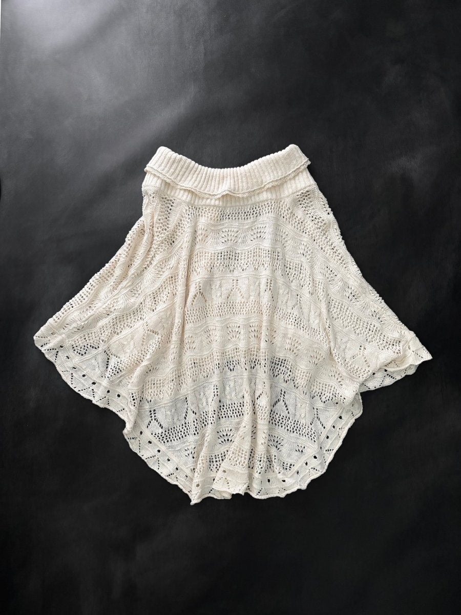 Flow Knit Poncho - MIDNIGHT FAE