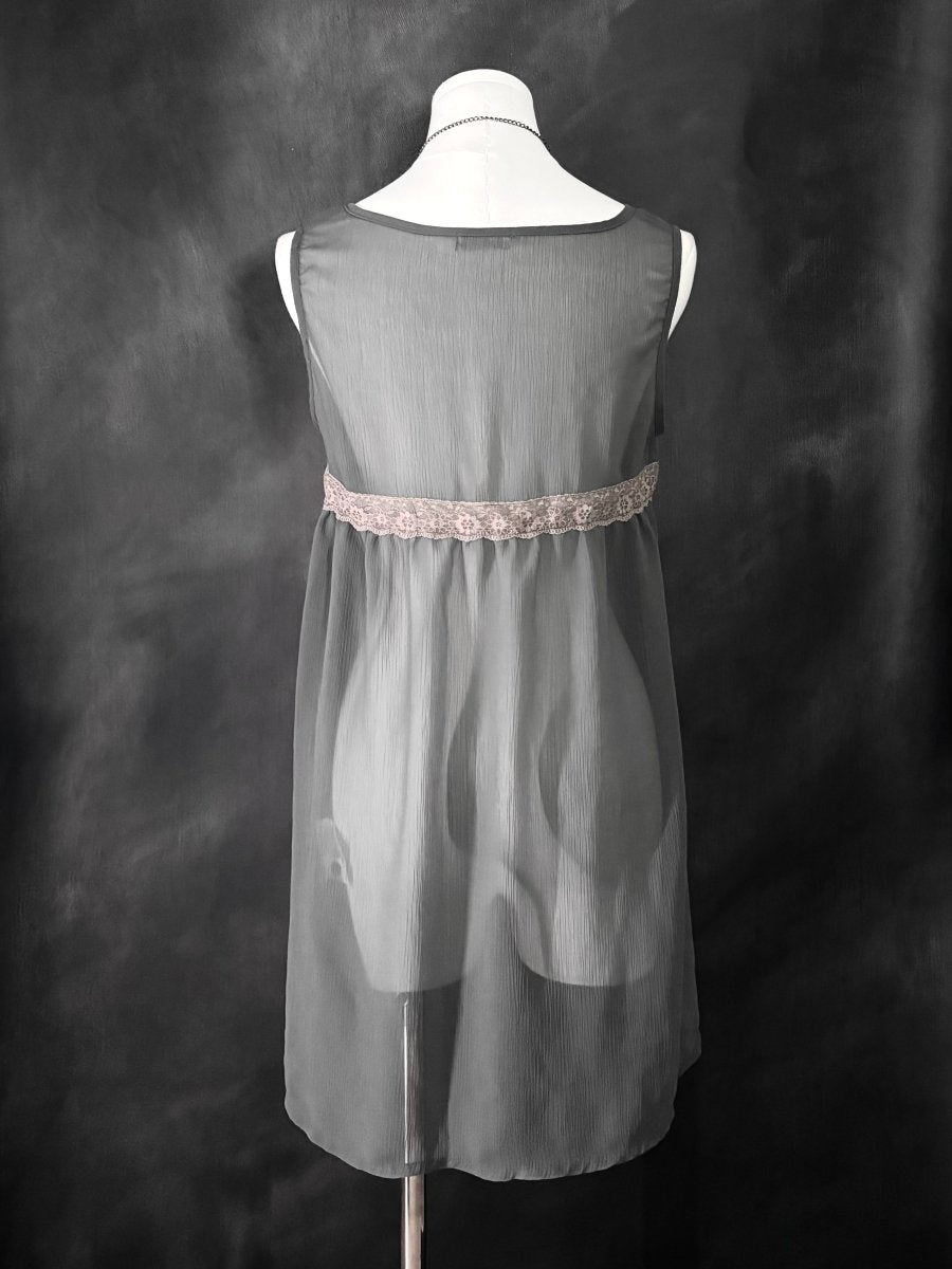Fog Babydoll Dress - MIDNIGHT FAE