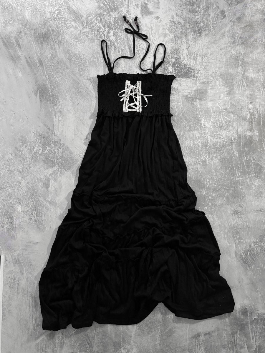 Foggia Maxi Dress - MIDNIGHT FAE