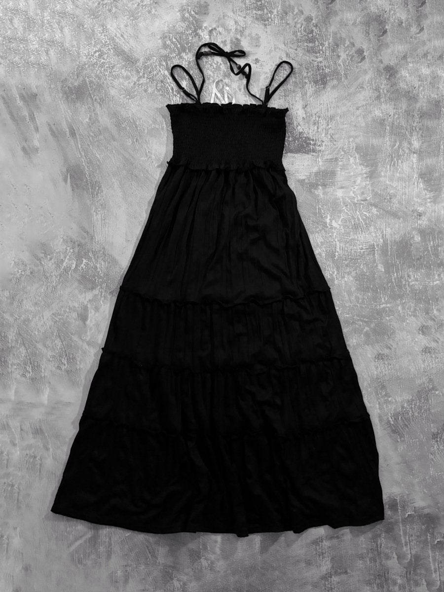 Foggia Maxi Dress - MIDNIGHT FAE