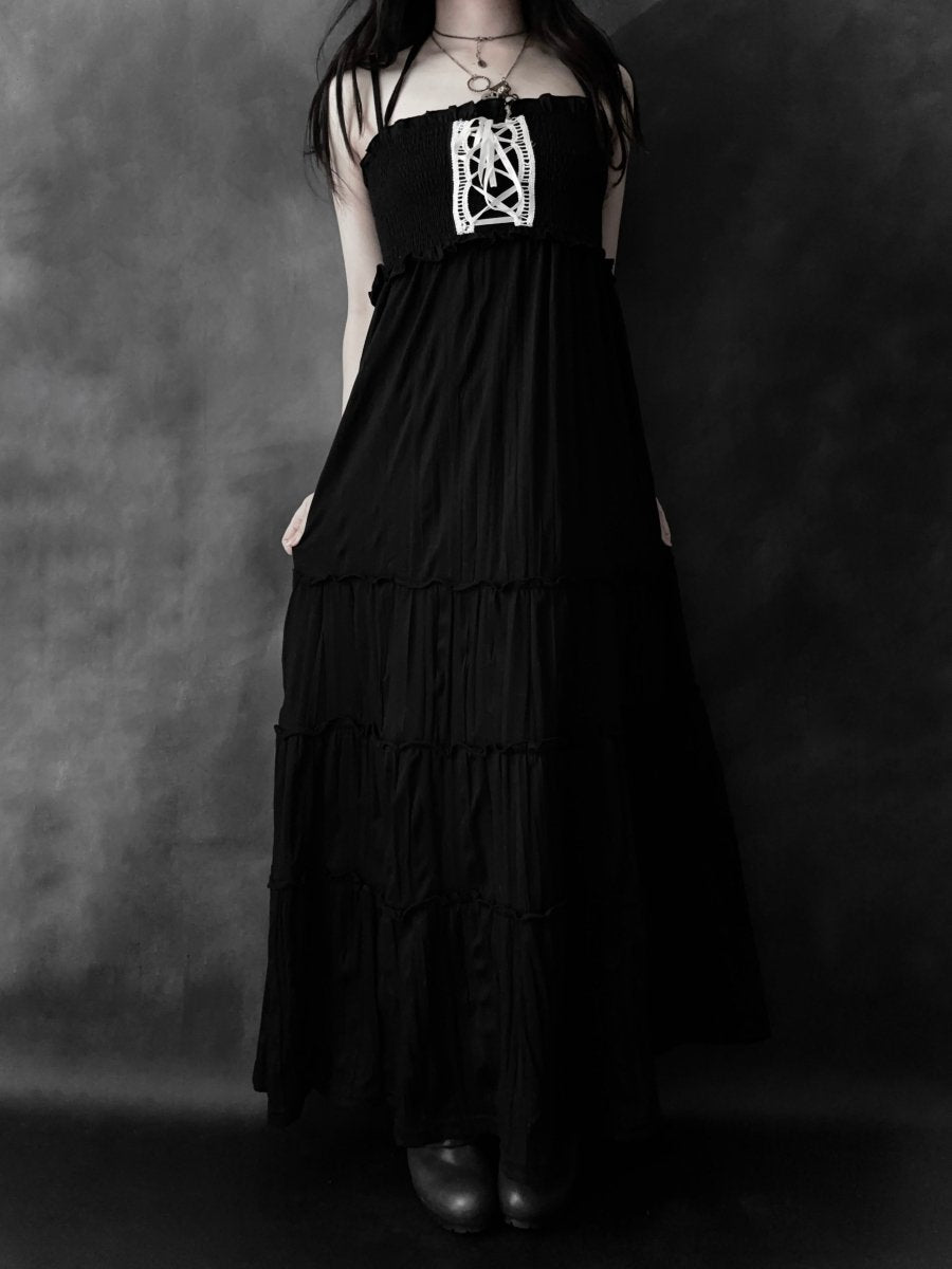 Foggia Maxi Dress - MIDNIGHT FAE