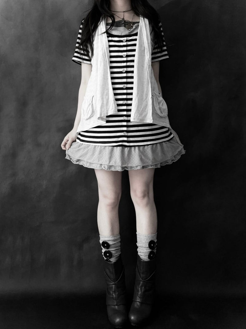 Forage Layered Dress - MIDNIGHT FAE