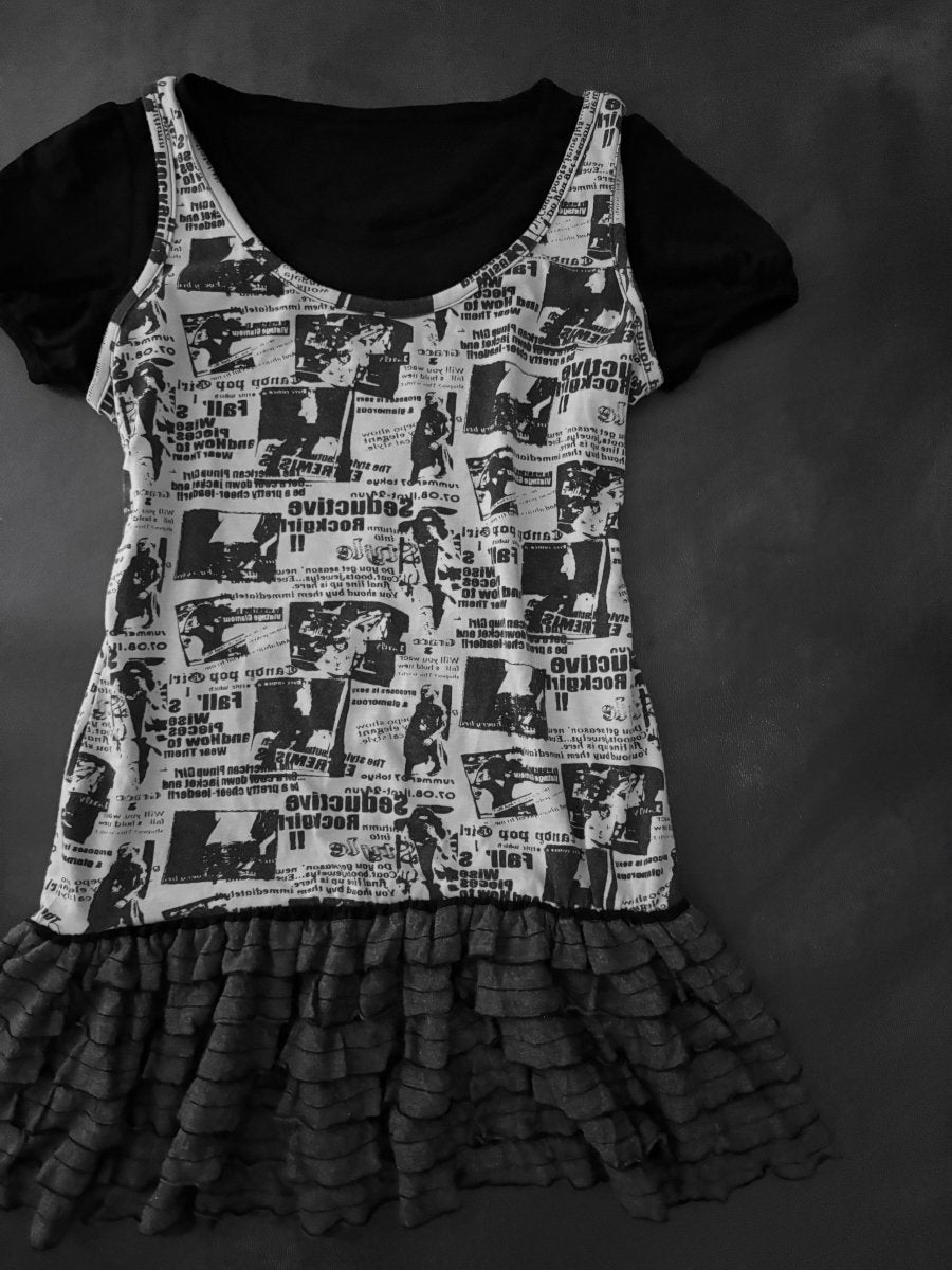 Fragment Layered Tunic - MIDNIGHT FAE
