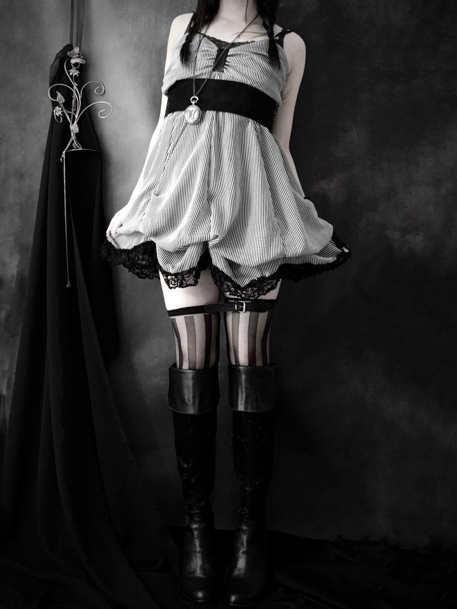 Fugue Babydoll Dress - MIDNIGHT FAE