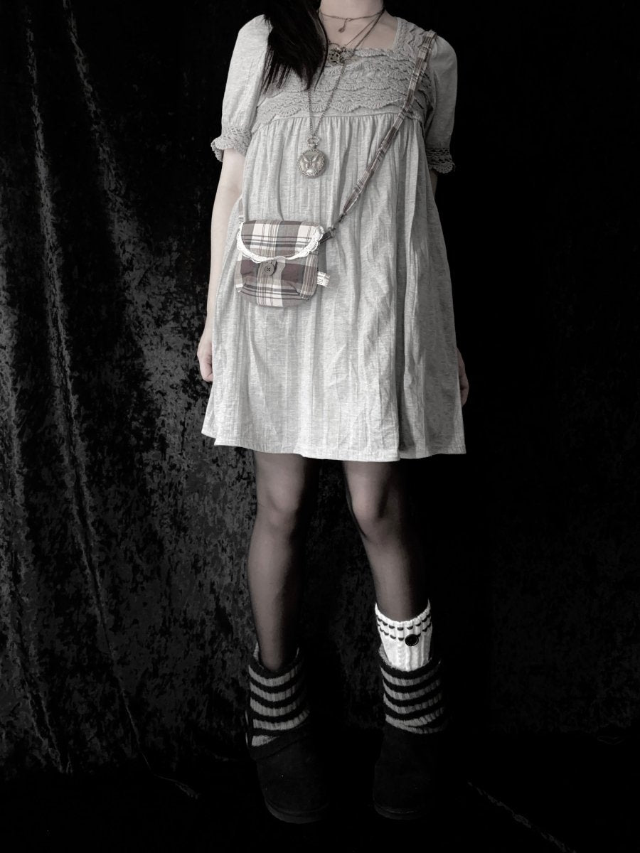 Garnet Babydoll Dress - MIDNIGHT FAE