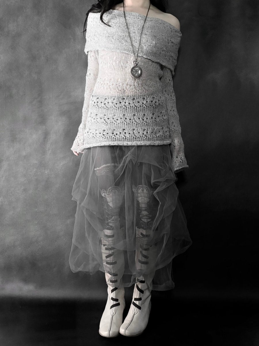 Ghost Sheer Knit - MIDNIGHT FAE