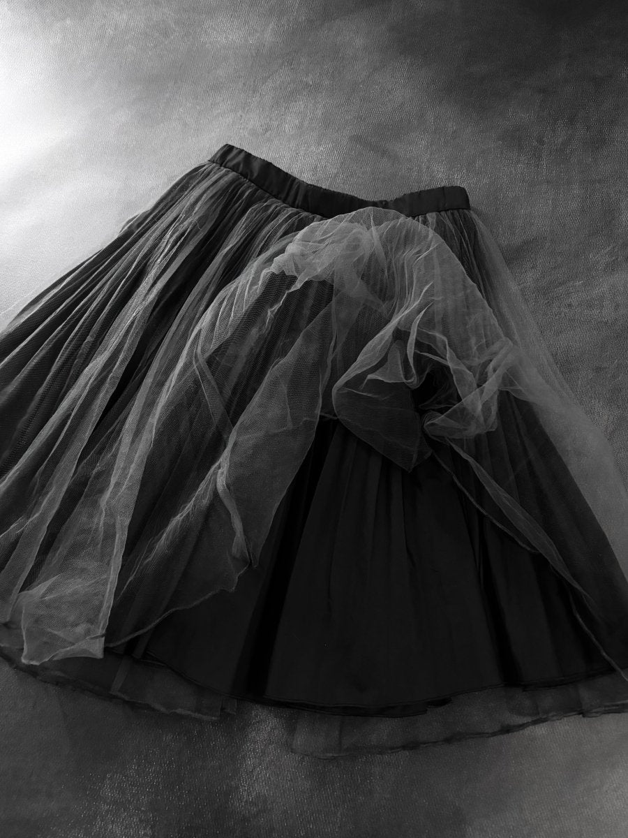 Ghost Tulle Skirt - MIDNIGHT FAE