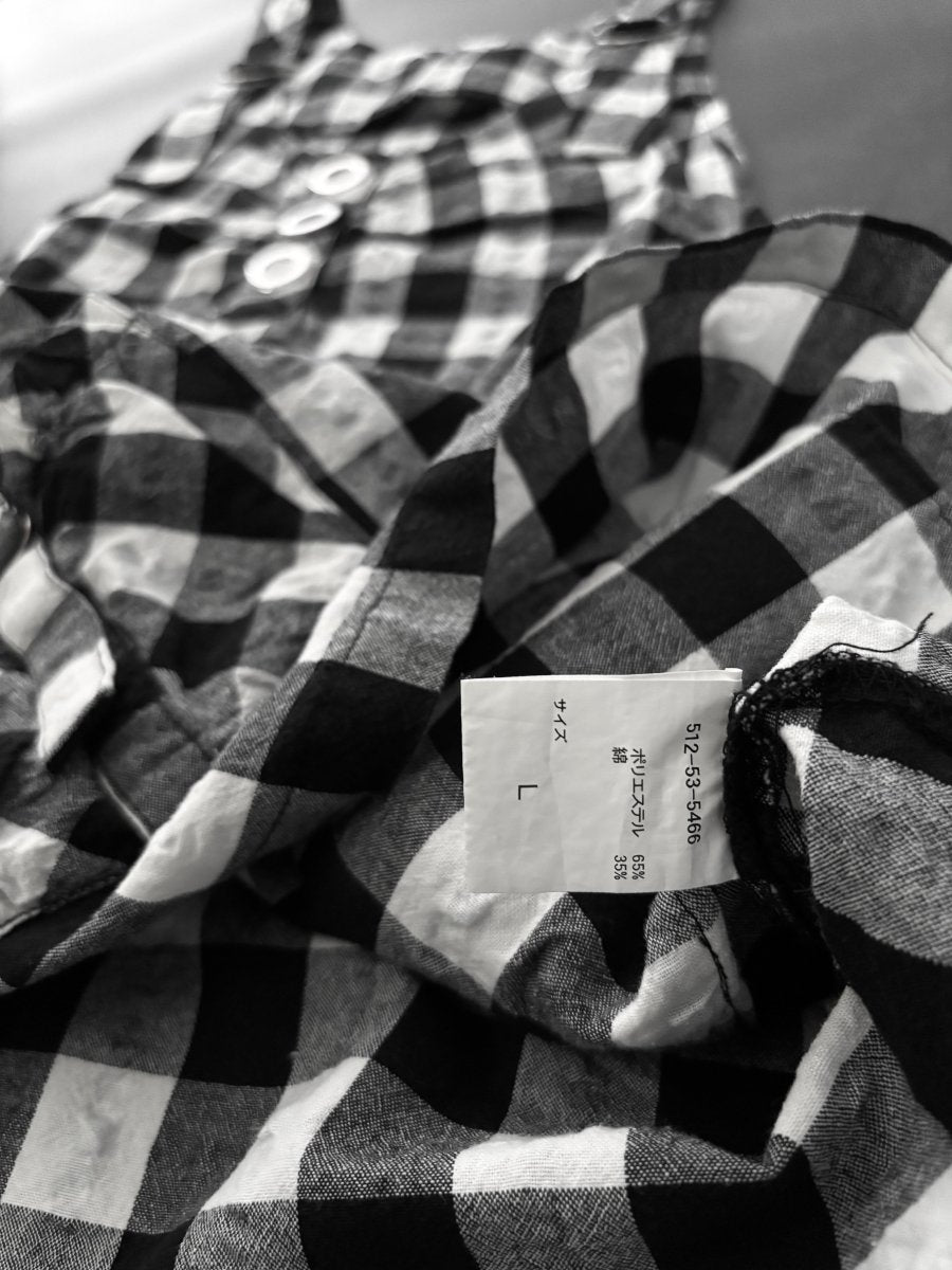 Gingham Plaid Overalls - MIDNIGHT FAE