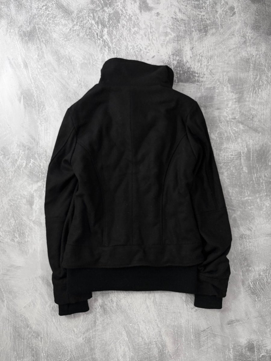 Glamour Zip Up Coat - MIDNIGHT FAE