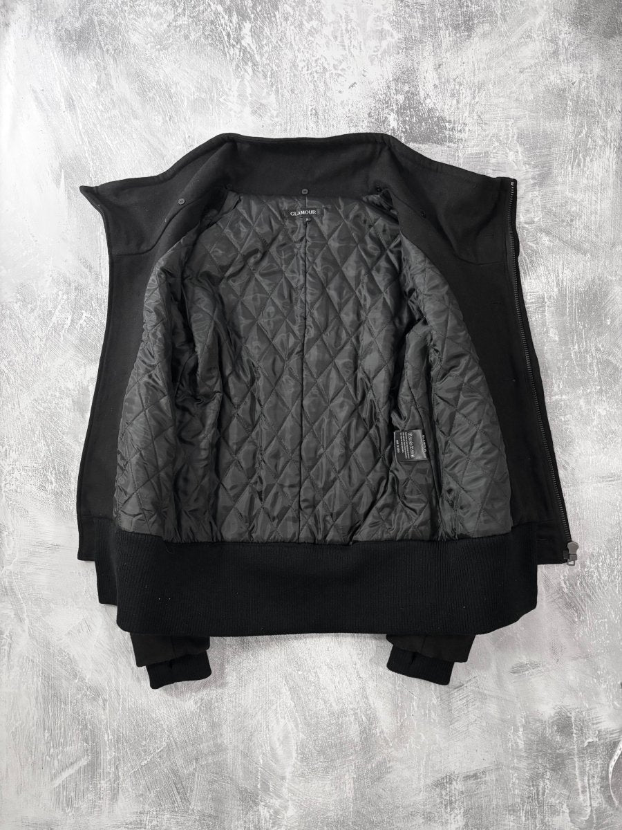 Glamour Zip Up Coat - MIDNIGHT FAE