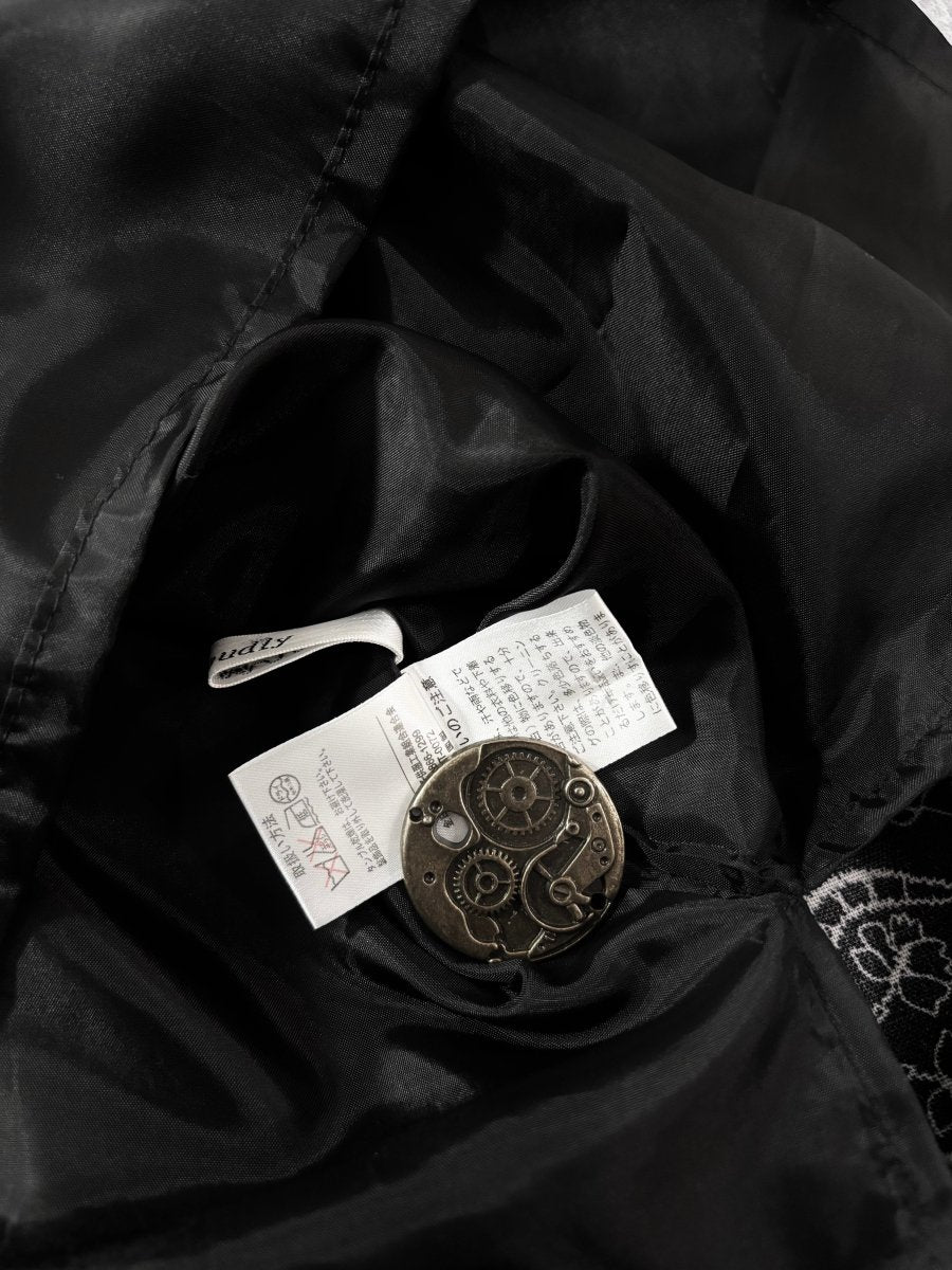 Gothic Ruffle Midi Dress - MIDNIGHT FAE