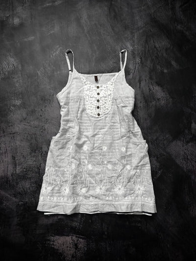 Habit Cotton Dress - MIDNIGHT FAE