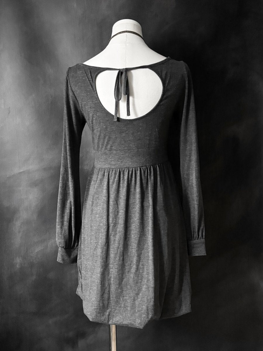 Halcyon Babydoll Dress - MIDNIGHT FAE