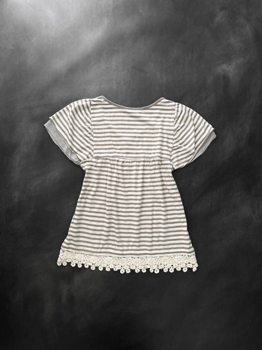 Haze Striped Top - MIDNIGHT FAE
