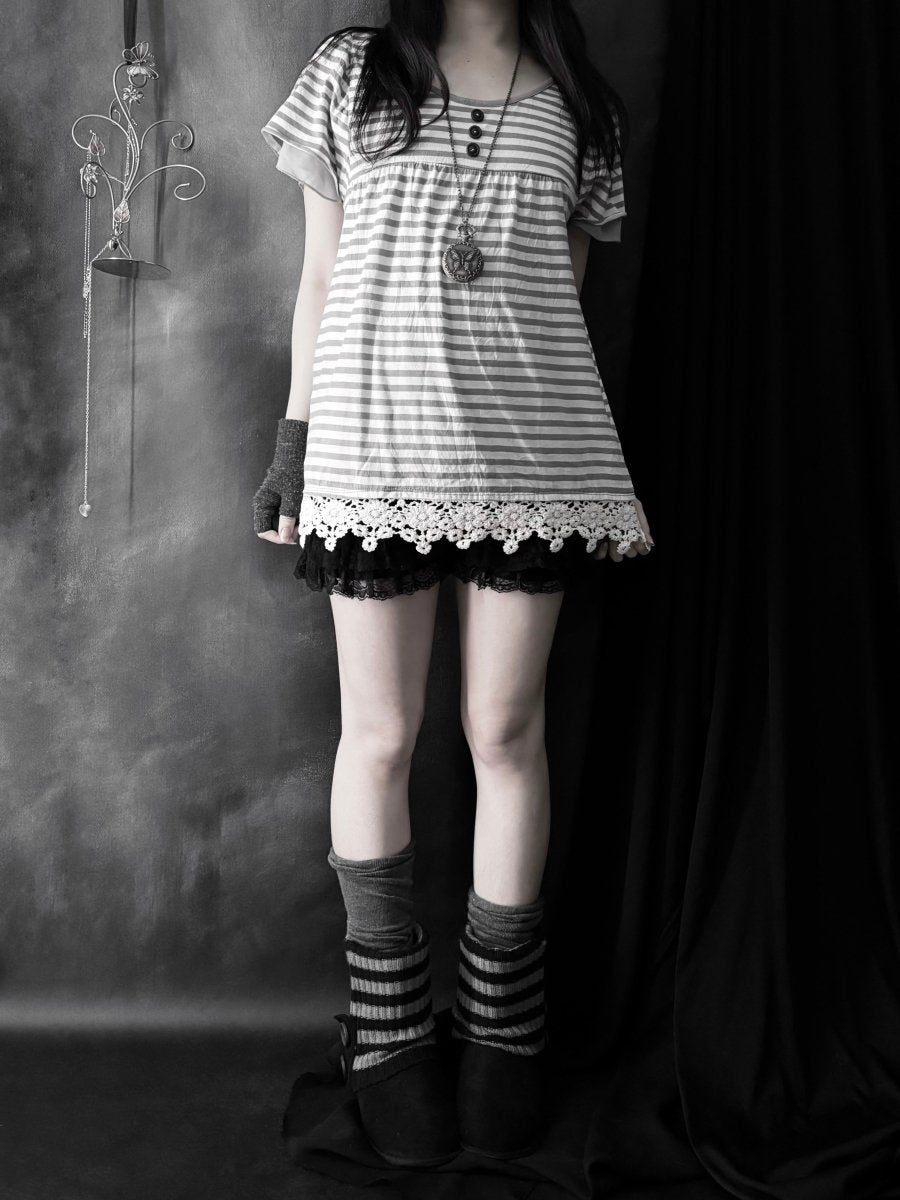 Haze Striped Top - MIDNIGHT FAE