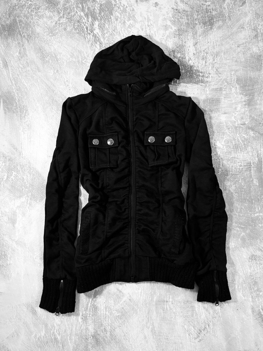 HCMII Ruched Zip Jacket - MIDNIGHT FAE