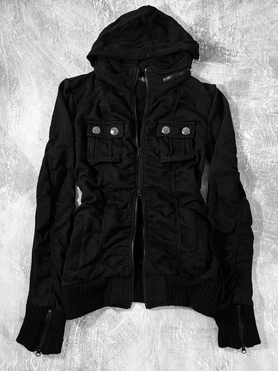 HCMII Ruched Zip Jacket - MIDNIGHT FAE