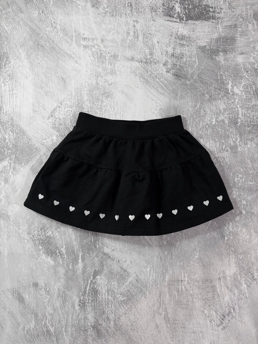 Heart Mini Skirt - MIDNIGHT FAE