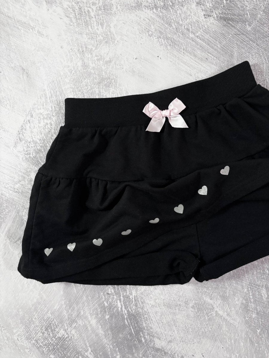 Heart Mini Skirt - MIDNIGHT FAE