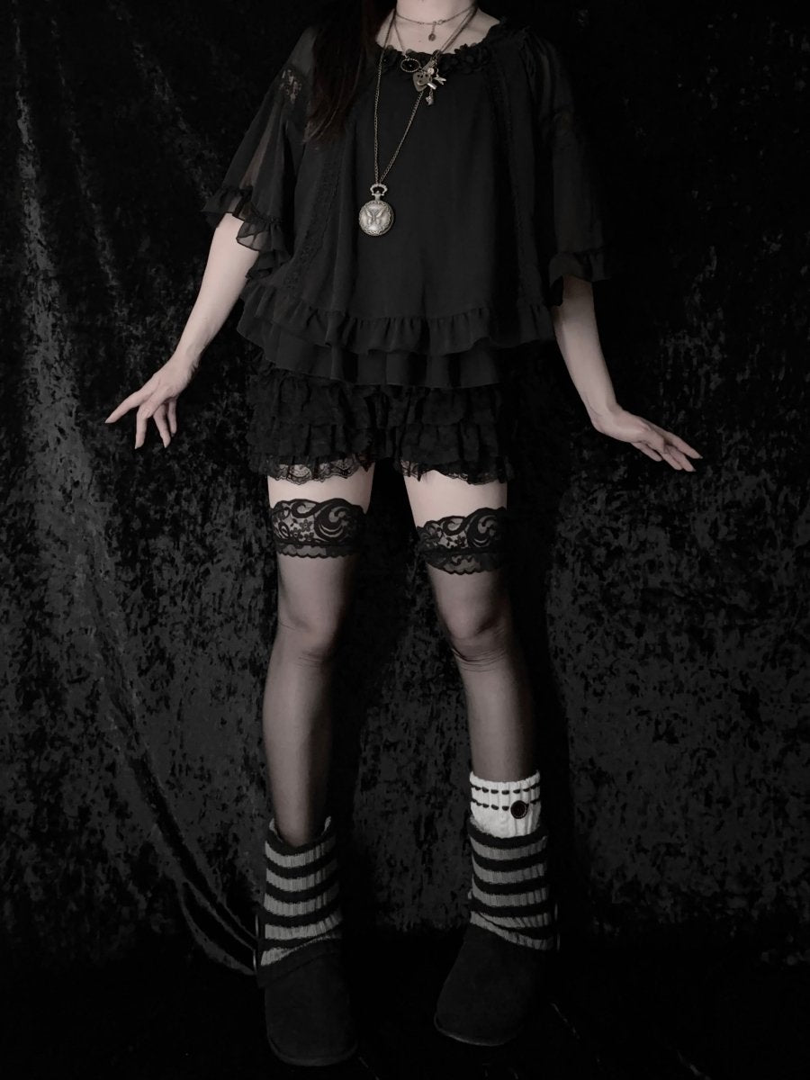 Hemlock Mori Blouse - MIDNIGHT FAE