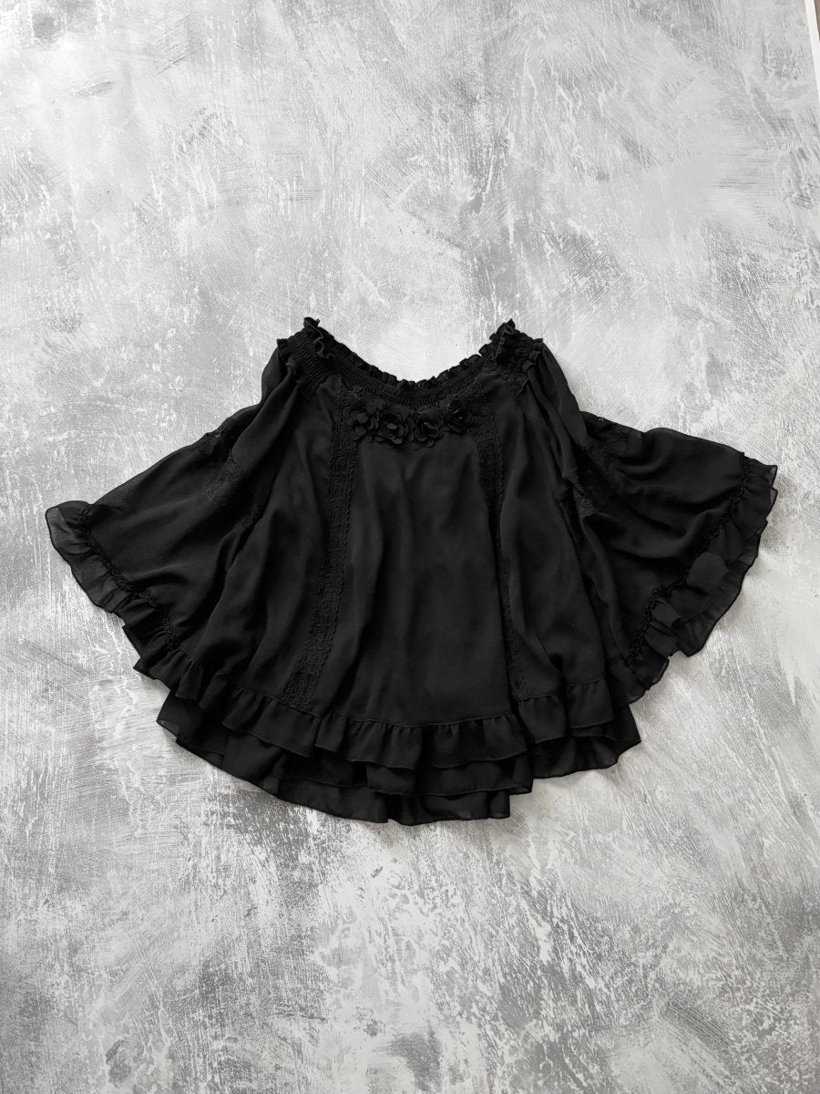 Hemlock Mori Blouse - MIDNIGHT FAE