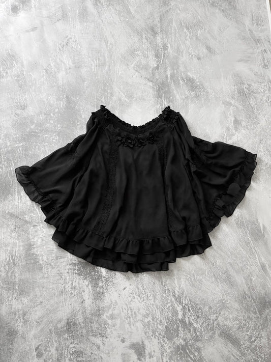 Hemlock Mori Blouse - MIDNIGHT FAE